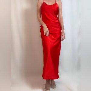 Forever 21 Vibrant Red Maxi Dress